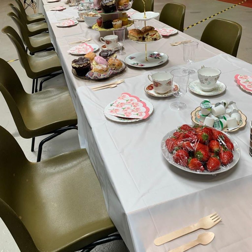 volunteer ceremony food