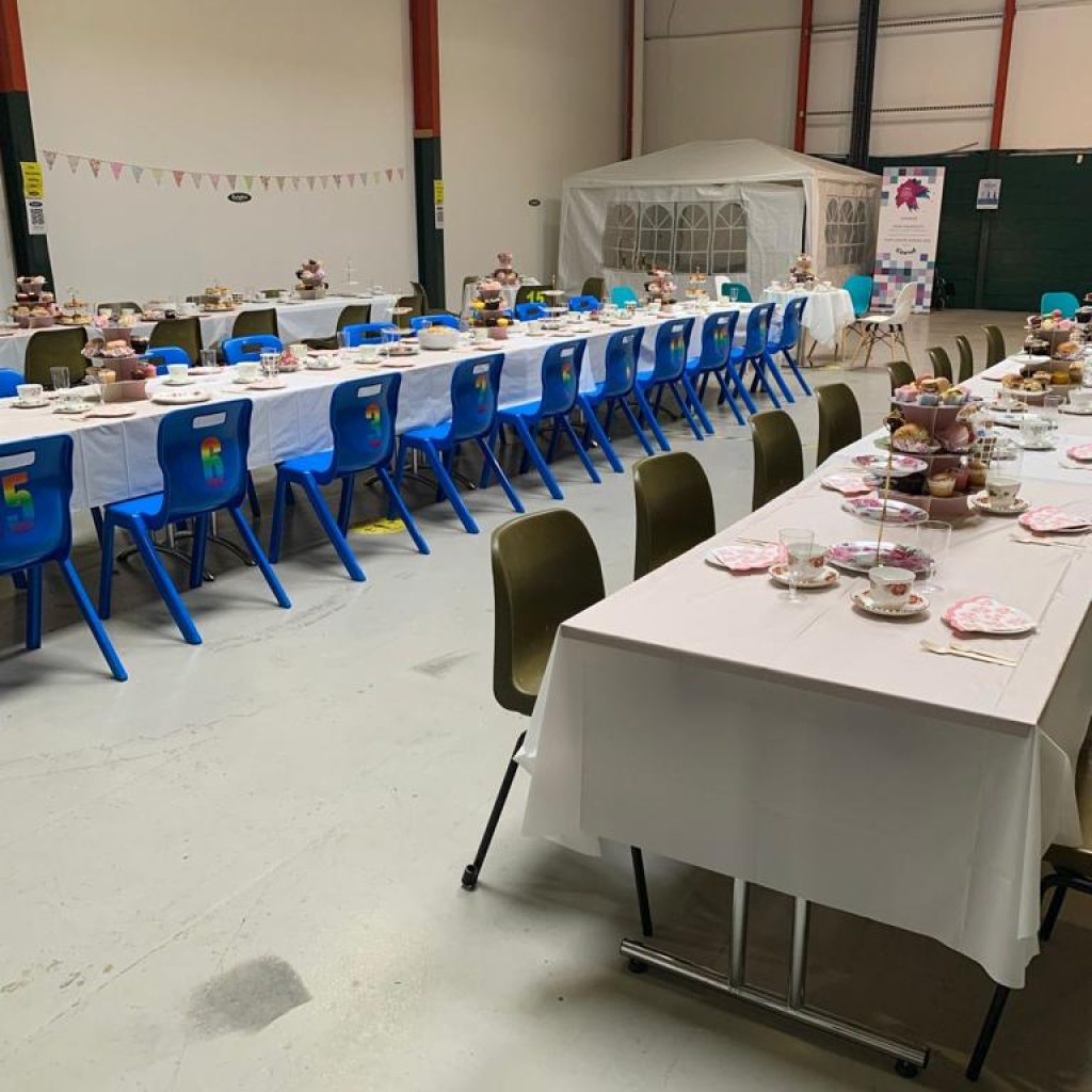 volunteer ceremony afternoon tables