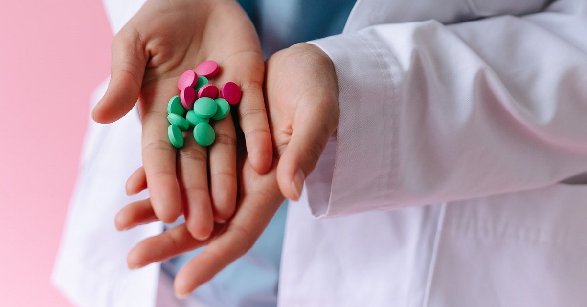 A medic showing contraceptive pill in Birmingham & Solihull