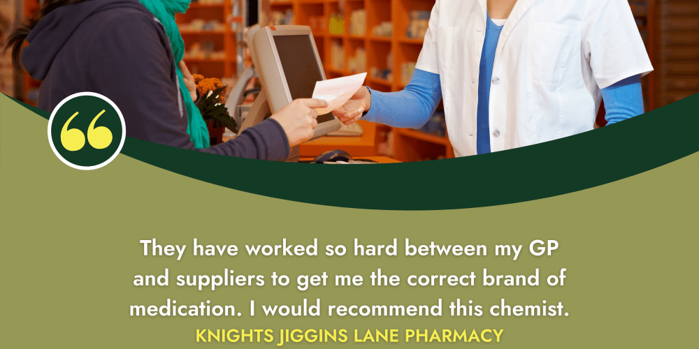 Knights Pharmacy Testimonial 20231116 1