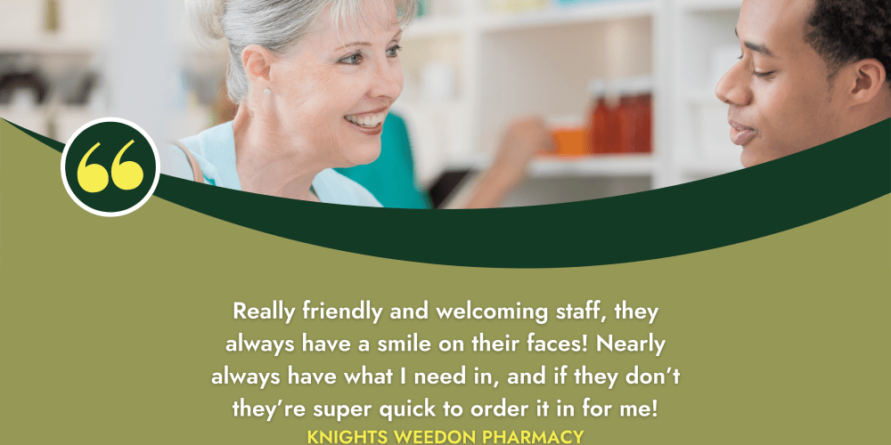 Knights Pharmacy Testimonial 20231116 4